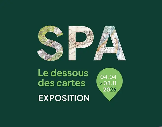 Affiche de l’exposition Spa, le dessous des cartes
