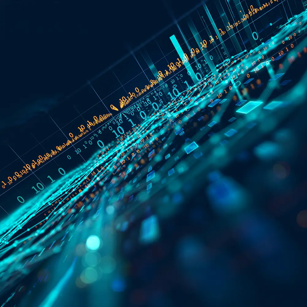Flux lumineux de données numériques